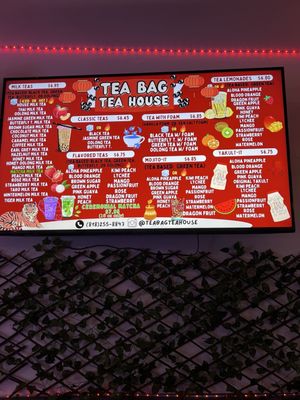 Menu photo 6 Tea Bag Tea House San Fernando Valley, CA Menu photo 6 Tea Bag Tea House San Fernando Valley, CA
