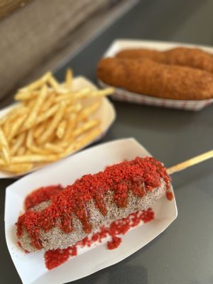 CrunCheese Korean Hot Dog by null