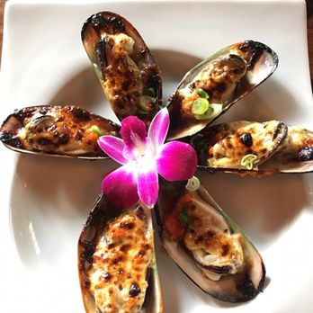 Sushi One Spot - Baked Mussels appetizer - Sushi Bars Near Me - Montclair, California Sushi One Spot - Baked Mussels appetizer - Sushi Bars Near Me - Montclair, California