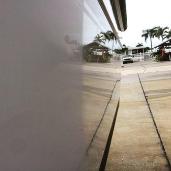 Detail Depot - Hull Half done CHECK OUT THE SHINE!!!! - Auto Detailing Near Me - Clearwater, Florida