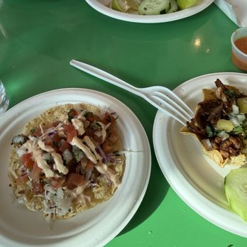 Taqueria Al Pastor - Pescado taco and Al pastor tostada - Mexican Near Me - Brooklyn, New York