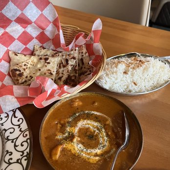 Harbor Tandoor - SHrimp TIKKA MASALA GARLIC NAAN - Indian Near Me - Baltimore, Maryland
