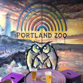 Portland Zoo - a table with two glasses of beer on it - Bars Near Me - Portland, Maine Portland Zoo - a table with two glasses of beer on it - Bars Near Me - Portland, Maine