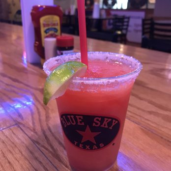 Blue Sky Texas - Watermelon margarita - American Near Me - Lubbock, Texas
