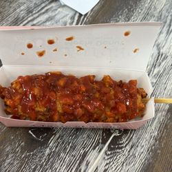 Mochi Dog Cafe - I got the sweet potato corndog