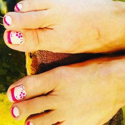 Lotus Spa - French tip & flowers