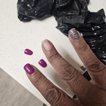 Trendy Nails Salon - Asked for GLUE TO just glue it back was told have to pay for a nail repair. - Nail Salons Near Me - Covington, Georgia Trendy Nails Salon - Asked for GLUE TO just glue it back was told have to pay for a nail repair. - Nail Salons Near Me - Covington, Georgia