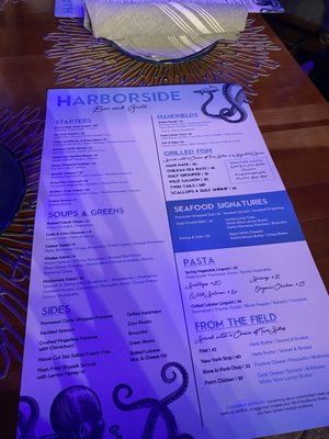 Menu photo 5 Harborside Captiva, FL