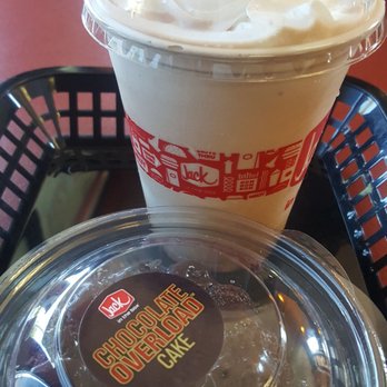 Jack in the Box - Chocolate cake and chocolate milkshake! - Fast Food Near Me - Fontana, California Jack in the Box - Chocolate cake and chocolate milkshake! - Fast Food Near Me - Fontana, California