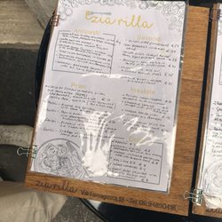Zia Rilla - Menu