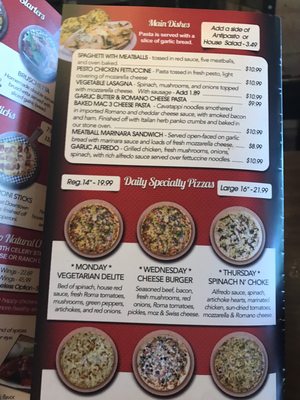 Menu photo 3 Downtown Pizza Thiensville, WI Menu photo 3 Downtown Pizza Thiensville, WI