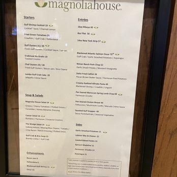 Magnolia House - Magnolia Menu - Seafood Near Me - Biloxi, Mississippi Magnolia House - Magnolia Menu - Seafood Near Me - Biloxi, Mississippi