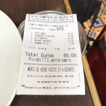 Le Comptoir - Bistros Near Me - Paris, 75