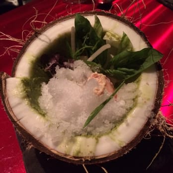 Next - Green curry with coconut from liquid nitrogen - New American Near Me - Chicago, Illinois