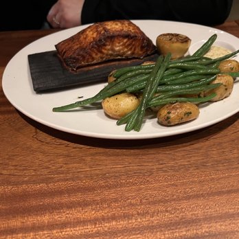 Seasons 52 - Cedar plank salmon - New American Near Me - Edison, New Jersey Seasons 52 - Cedar plank salmon - New American Near Me - Edison, New Jersey