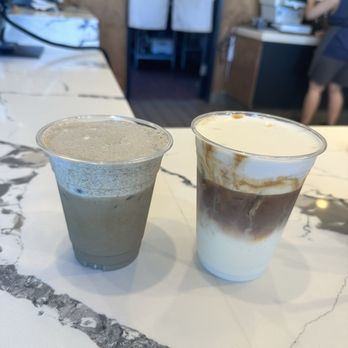 Danzzan - Black Sesame Matcha Latte and Vanilla Einspanner - Cafes Near Me - Rowland Heights, California Danzzan - Black Sesame Matcha Latte and Vanilla Einspanner - Cafes Near Me - Rowland Heights, California