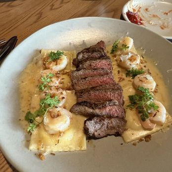 JOEY Uptown - Steak & Ravioli Bianco - New American Near Me - Houston, Texas JOEY Uptown - Steak & Ravioli Bianco - New American Near Me - Houston, Texas