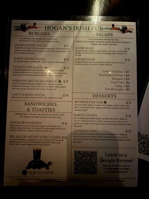 Menu photo 4 Hogan’s Irish Pub Cocoa, FL