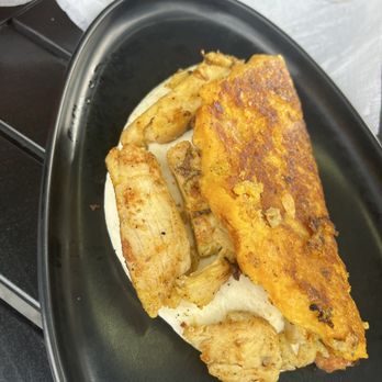 Express Cafe - Chicken and cheese Cachapa - Coffee & Tea Near Me - Kissimmee, Florida Express Cafe - Chicken and cheese Cachapa - Coffee & Tea Near Me - Kissimmee, Florida
