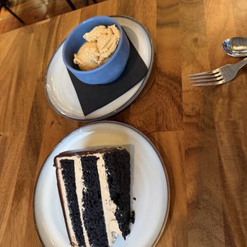 Salted Mill - Mocha Cake and Salted Butterscotch Ice Cream - New American Near Me - Walla Walla, Washington Salted Mill - Mocha Cake and Salted Butterscotch Ice Cream - New American Near Me - Walla Walla, Washington