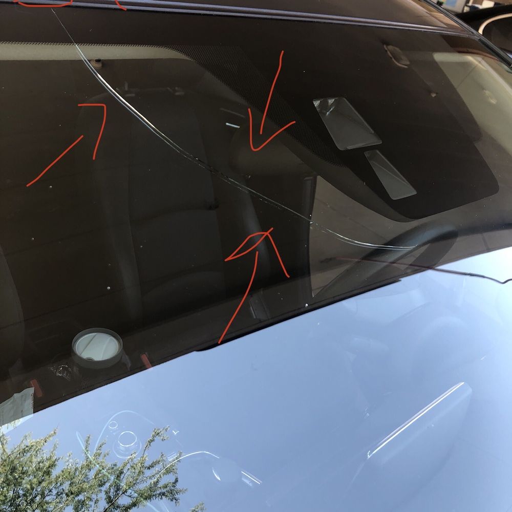 Cobblestone Auto Spa - Fresh crack in my windshield with a scratch at the top of the car - Car Wash Near Me - Phoenix, Arizona