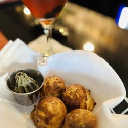 Trio Restaurant - Biscuits and HH Manhattan