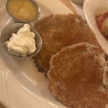 Polish Cottage - potato pancakes- interesting sides, but the sides weren't for me - Polish Near Me - Tucson, Arizona Polish Cottage - potato pancakes- interesting sides, but the sides weren't for me - Polish Near Me - Tucson, Arizona