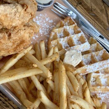 The Cookshack - Mild chicken and waffles! - Chicken Shop Near Me - Fort Worth, Texas