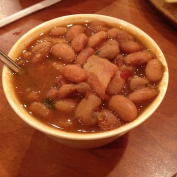 The Plaza Restaurant - Charro beans!  FLAVOR! - Mexican Near Me - Altus, Oklahoma
