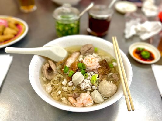 Photo of Vien Huong Restaurant - Oakland, CA, US. #12 with thick egg noodles.