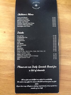 Menu photo 2 The Galley Cafe & Takeaway Portree, HLD