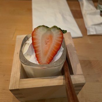 Umami Omakase - Yuzu Panna Cotta - Japanese Near Me - Cambridge, Massachusetts