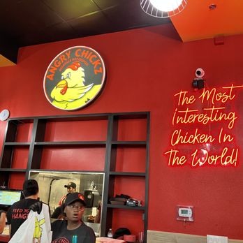 Angry Chickz - customers in the restaurant - Chicken Shop Near Me - Aliso Viejo, California Angry Chickz - customers in the restaurant - Chicken Shop Near Me - Aliso Viejo, California
