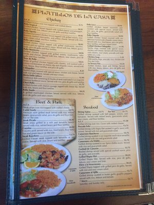 Menu photo 4 La Terraza Goldsboro, NC