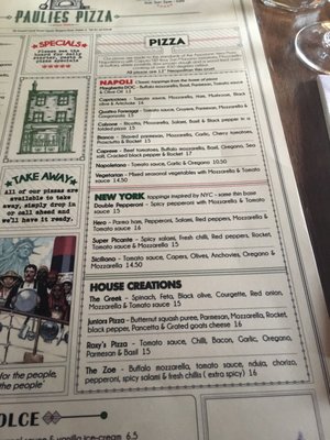 Menu photo 2 Paulie's Pizza Dublin, D Menu photo 2 Paulie's Pizza Dublin, D