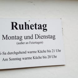 Forsthaus Höhlmühle - Die Öffnungszeiten