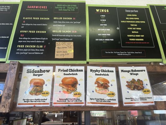 Menu photo 8 Sideshow Kitchen Oakland, CA