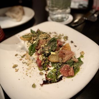 La Tavola Trattoria - Burrata app as a special. Mint pesto and pistachios - Italian Near Me - Atlanta, Georgia La Tavola Trattoria - Burrata app as a special. Mint pesto and pistachios - Italian Near Me - Atlanta, Georgia