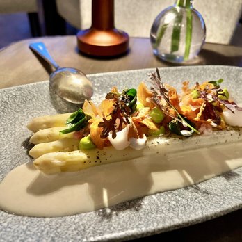 Peak with Priceless Restaurant & Bar - Asparagus, not a huge fan - New American Near Me - New York, New York