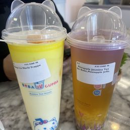 Mango Mochi Frappe Pineapple Jasmin Tea