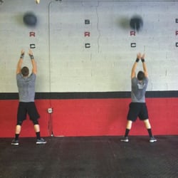 Bryan and Pat getting after some Wall Balls