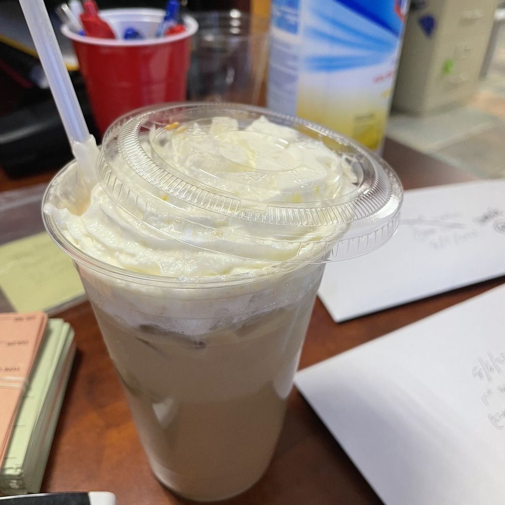 Iced white mocha Iced white mocha