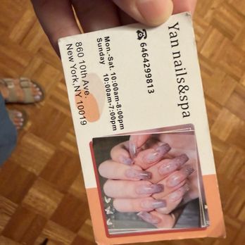 Yan Nails & Spa - Reward card - Nail Salons Near Me - New York, New York Yan Nails & Spa - Reward card - Nail Salons Near Me - New York, New York