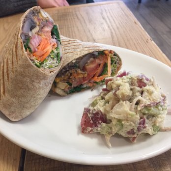 Earth's Harvest Kitchen & Juicery - Quinoa veggie wrap - Sandwiches Near Me - Dover, New Hampshire