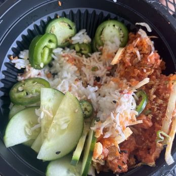 Poke Fix - Half eaten Poke Fix Bowl - Sushi Bars Near Me - Sacramento, California Poke Fix - Half eaten Poke Fix Bowl - Sushi Bars Near Me - Sacramento, California