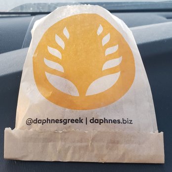 Daphne's - Bag that holds the tiny pita breads - Greek Near Me - Ontario, California Daphne's - Bag that holds the tiny pita breads - Greek Near Me - Ontario, California
