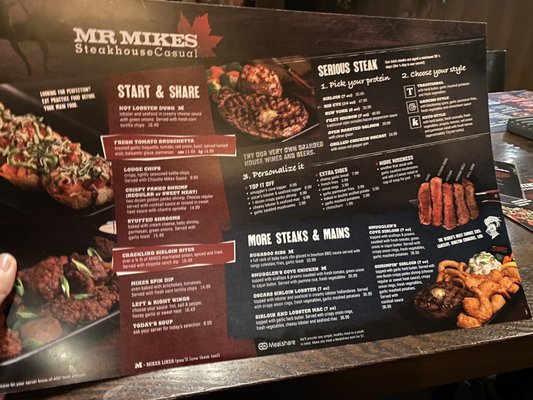 Menu photo 3 MR MIKES Coquitlam, BC Menu photo 3 MR MIKES Coquitlam, BC