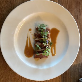 La Réserve - Seared Tuna finely sliced with soy - French Near Me - Morzine, 74