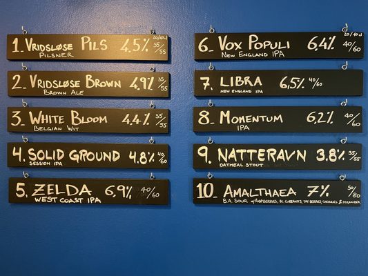 Menu photo 1 Slow Burn Brewing Coop Albertslund, 