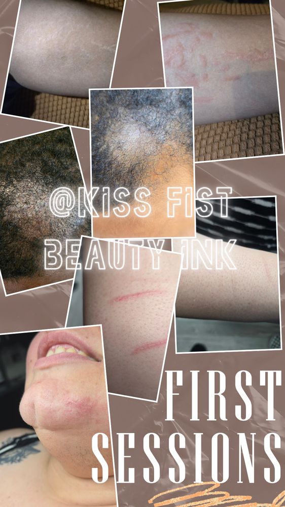 Kiss Fist Beauty Ink Logo